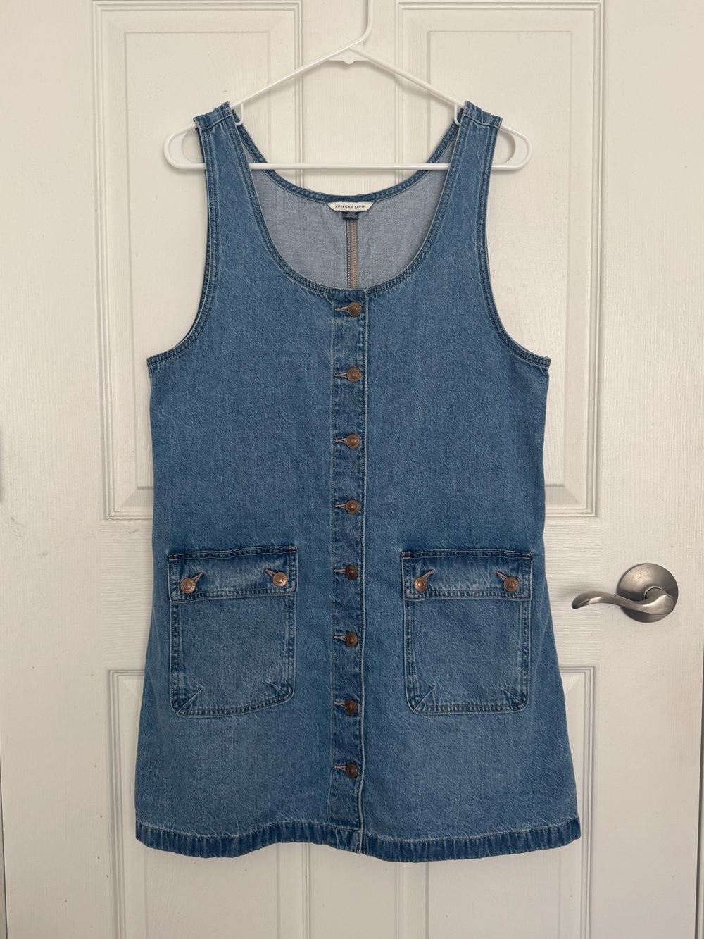 American Eagle Outfitters Denim Pinafore Dress